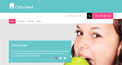 Desktop Screenshot of orto-dent.com
